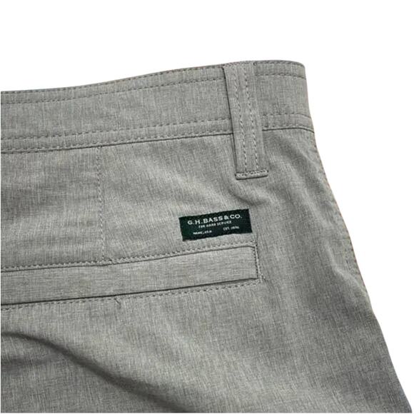 G.H. BASS Men’s 32 Green Performance Shorts - Picture 3 of 5